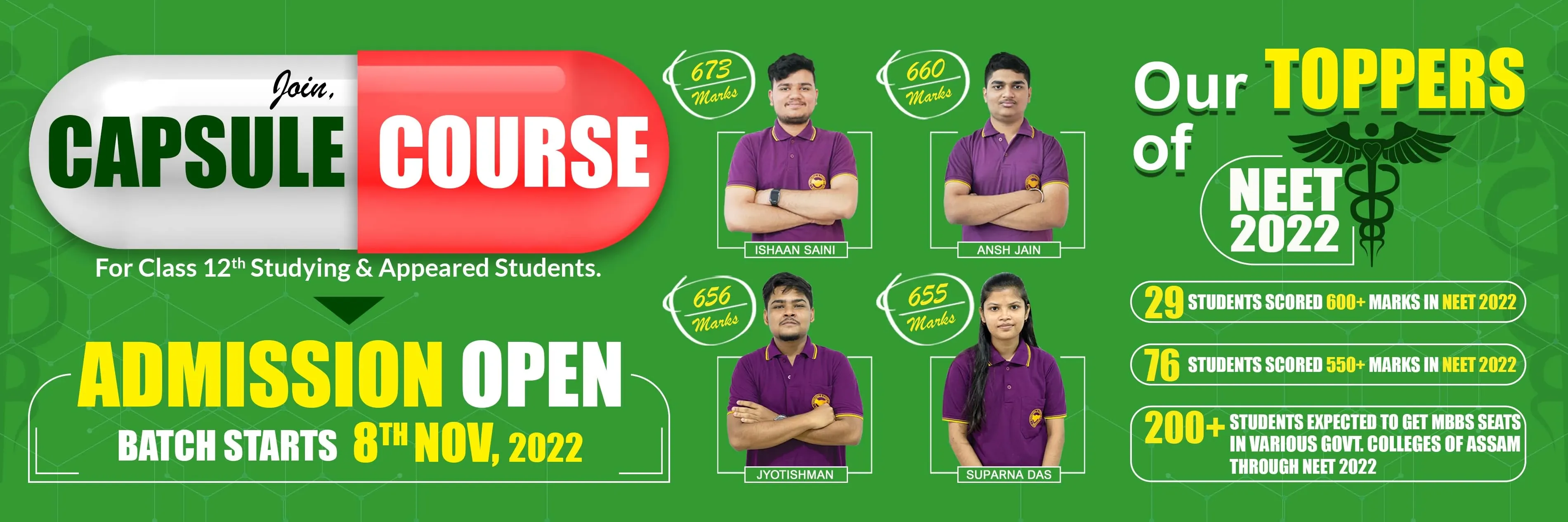 Capsule course for JEE and NEET aspirants in 2023